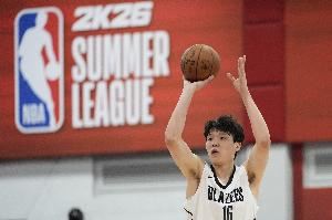 杨瀚森:训练营第一周充满乐趣做好自己该做的事 队友非常友好
